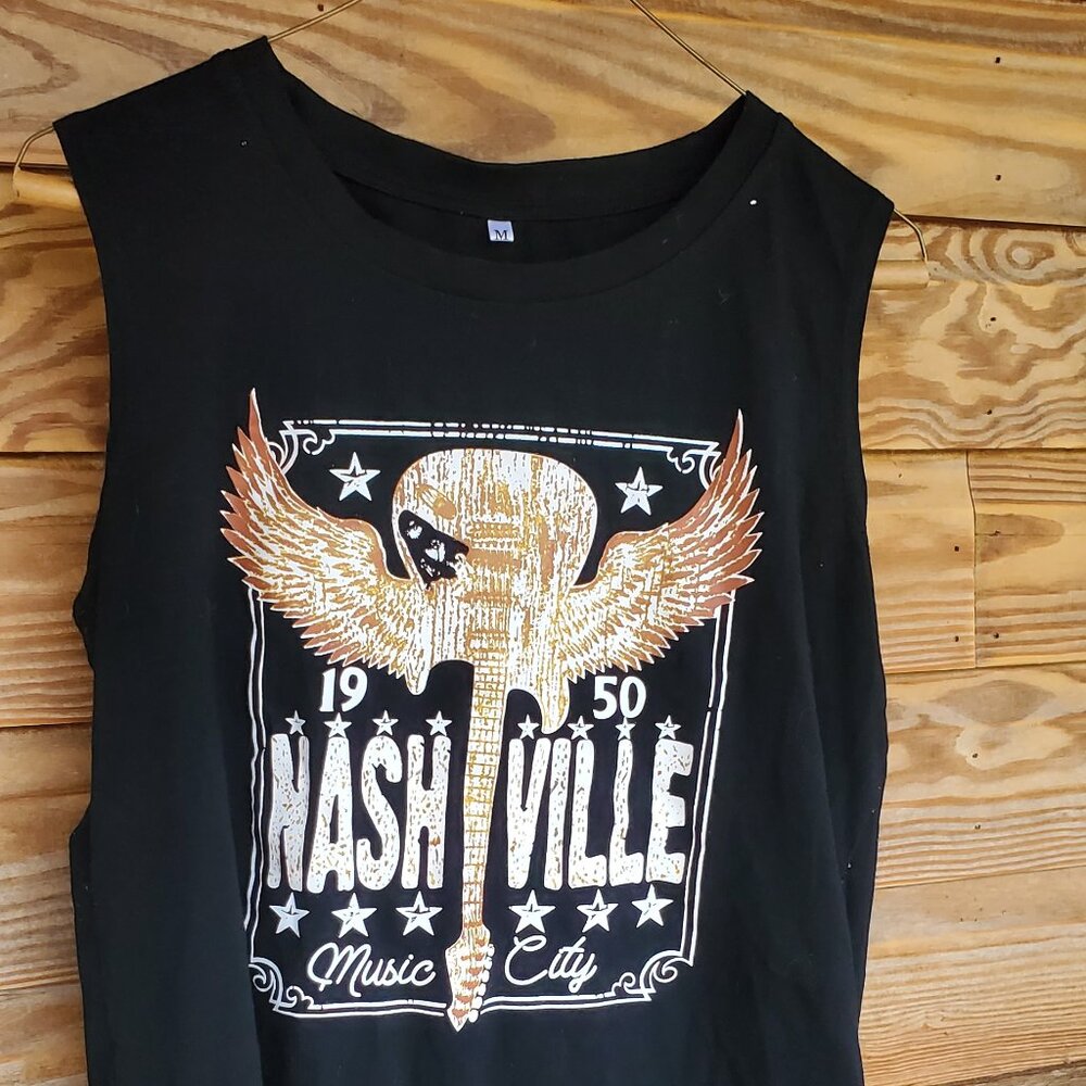 Nashville Music City Tank Size M